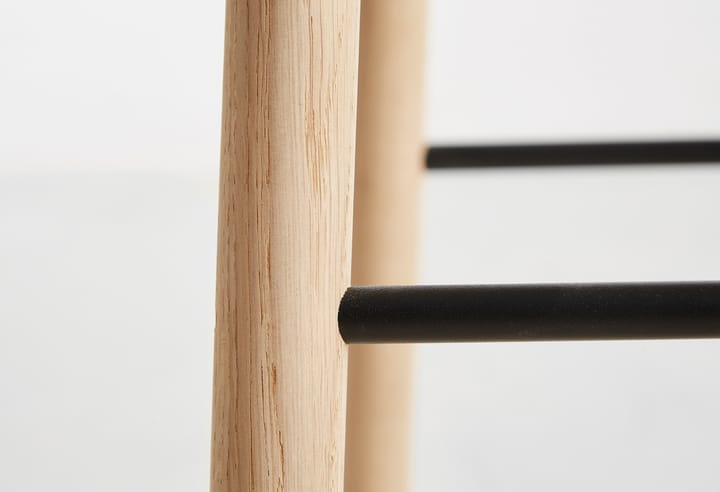 Mono barstol 65 cm, Hvitpigmentert eik Woud