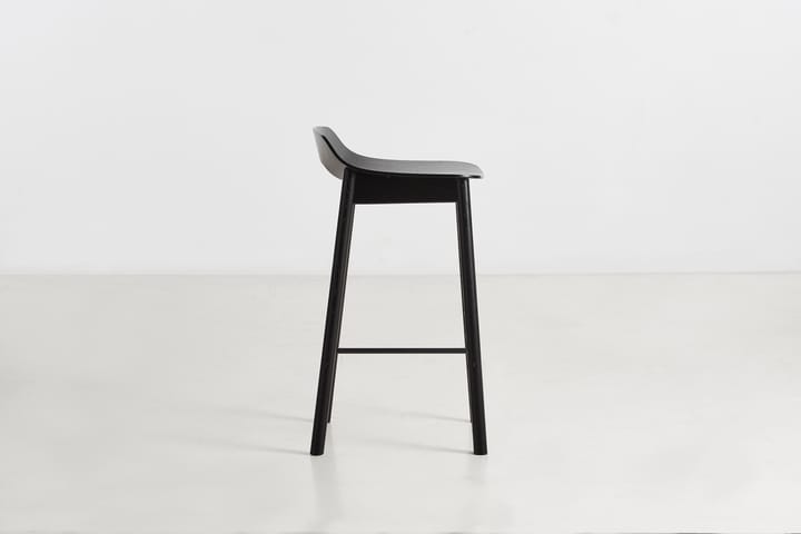Mono barstol 65 cm, Svartmalt ask Woud