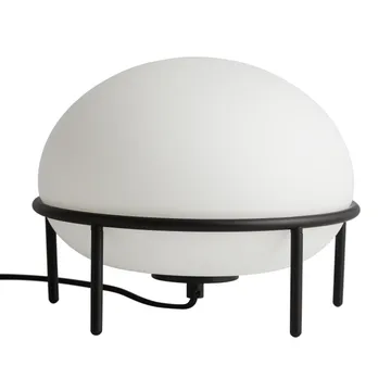 Pump bordlampe - svart, opal - Woud