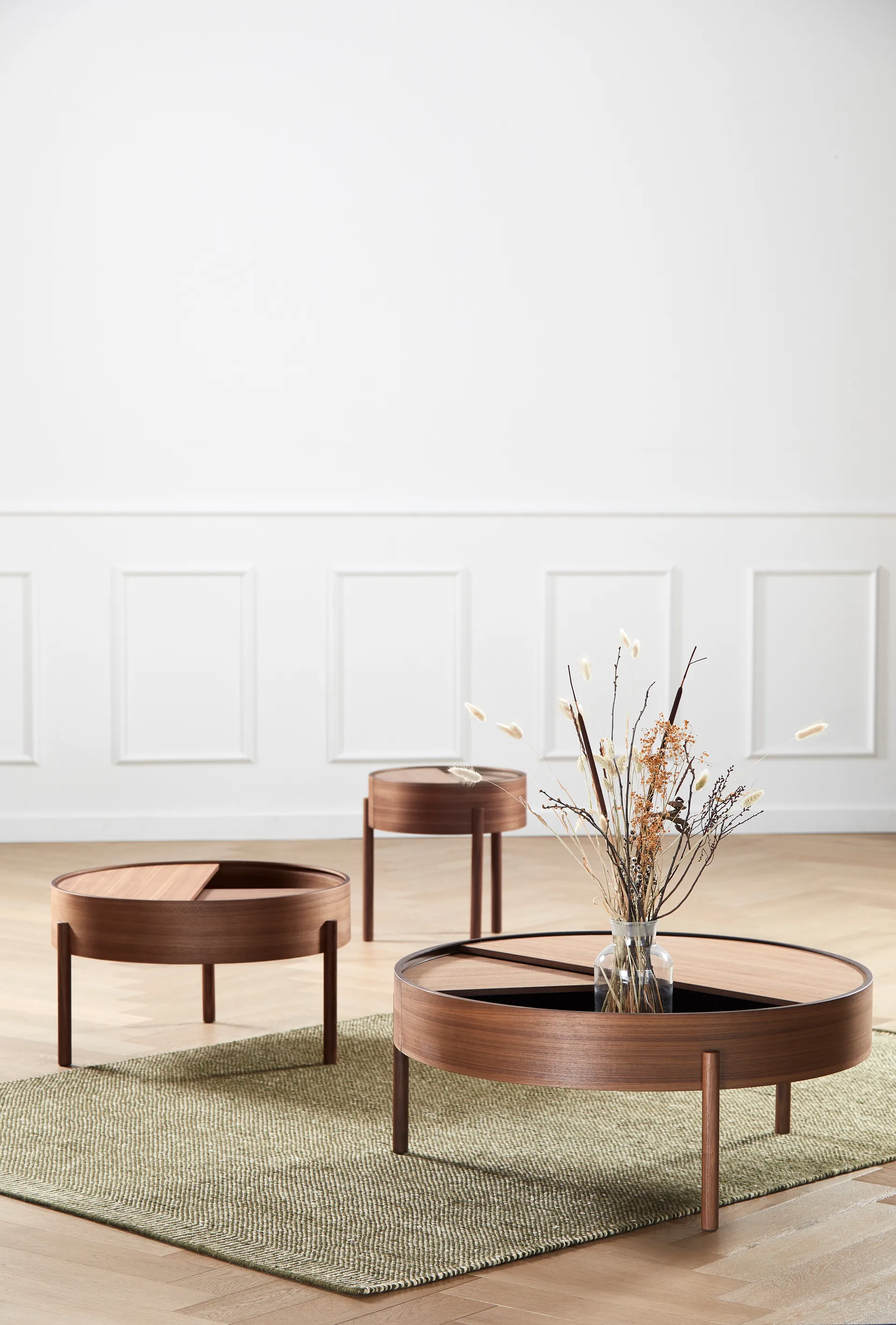 Rombo teppe mosegrønn, 170 x 240 cm Woud