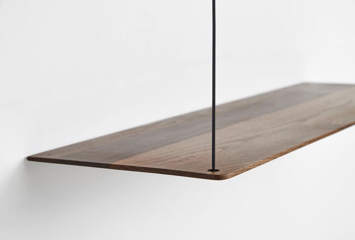 Stedge Add-on hylle 80 cm, Røkt eik Woud