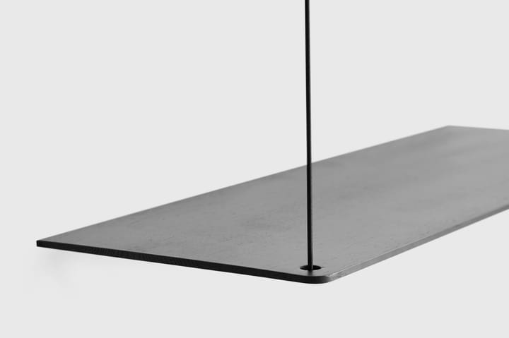 Stedge Add-on hylle 80 cm, Svartmalt eik Woud