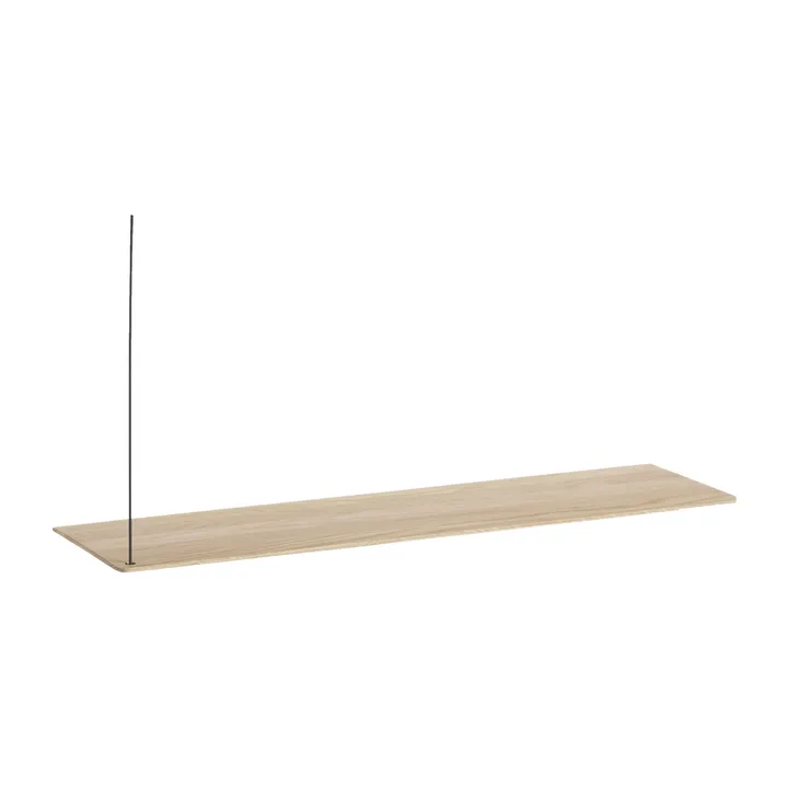 Stedge Add-on hylle - Hvitpigmentert eik, 80 cm - Woud