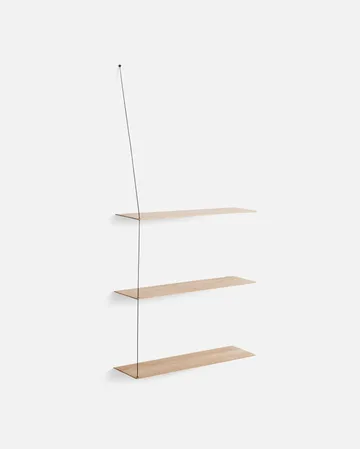 Stedge Add-on hylle - Hvitpigmentert eik, 80 cm - Woud