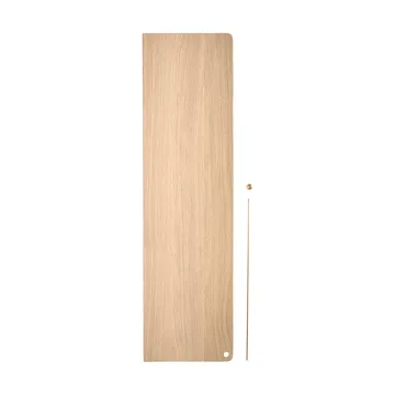 Stedge Add-on hylle - Hvitpigmentert eik-messing, 80 cm - Woud