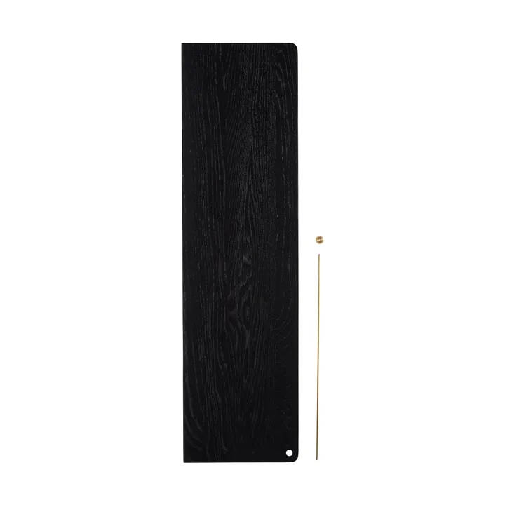 Stedge Add-on hylle - Svart eik-messing - Woud