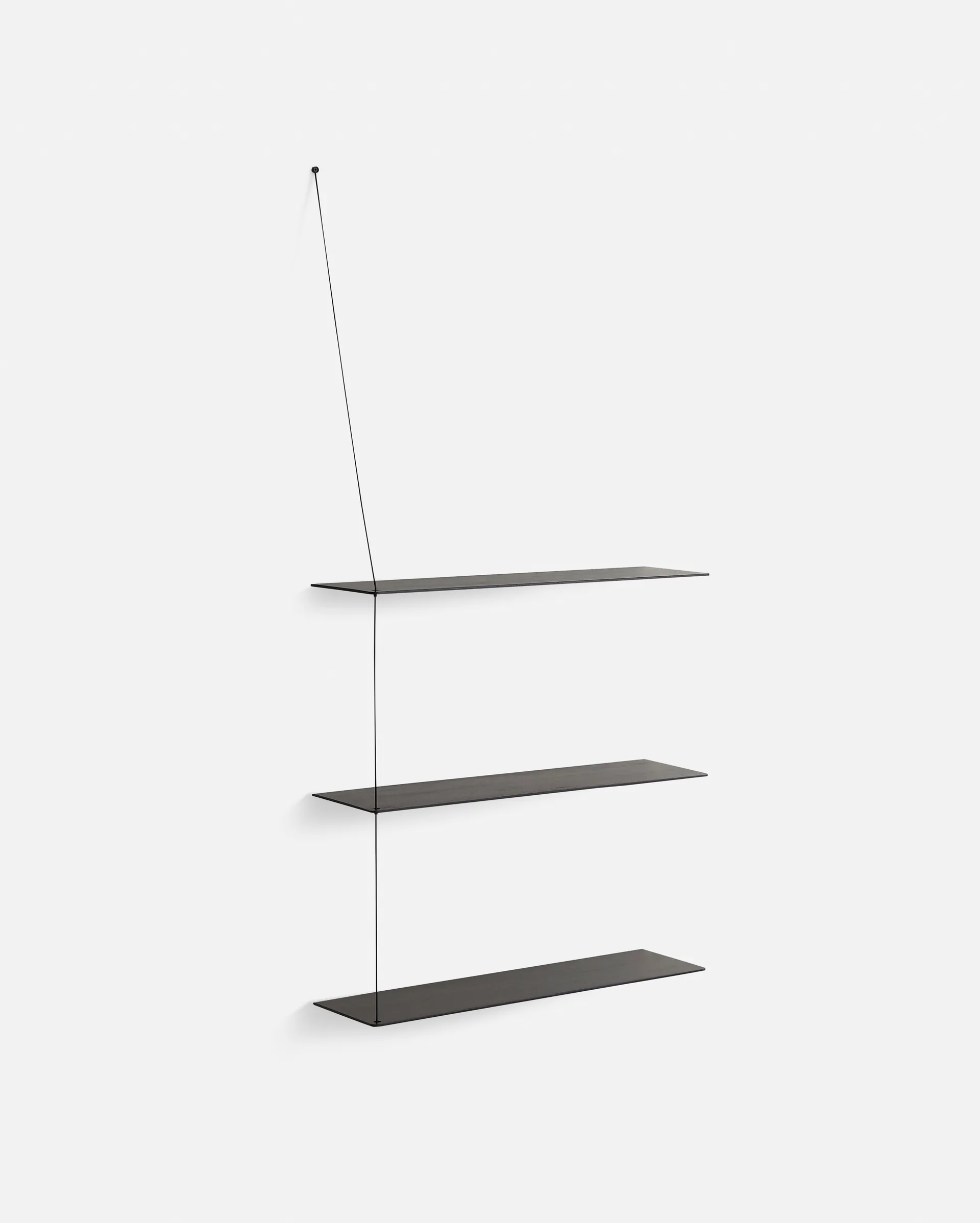 Stedge Add-on hylle, Svarthvit eik, 80 cm Woud
