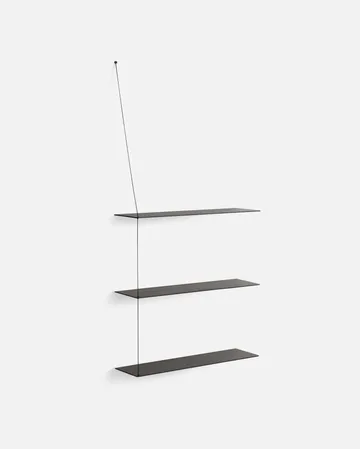 Stedge Add-on hylle - Svarthvit eik, 80 cm - Woud