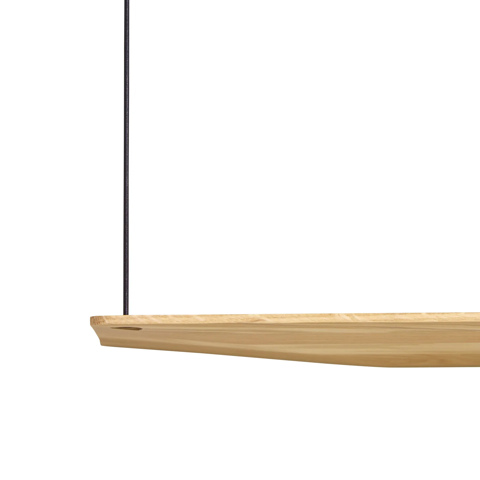 Stedge hylle 80 cm, hvitpigmentert eik Woud