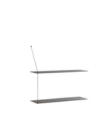 Stedge hylle 80 cm - Svartmalt ask - Woud