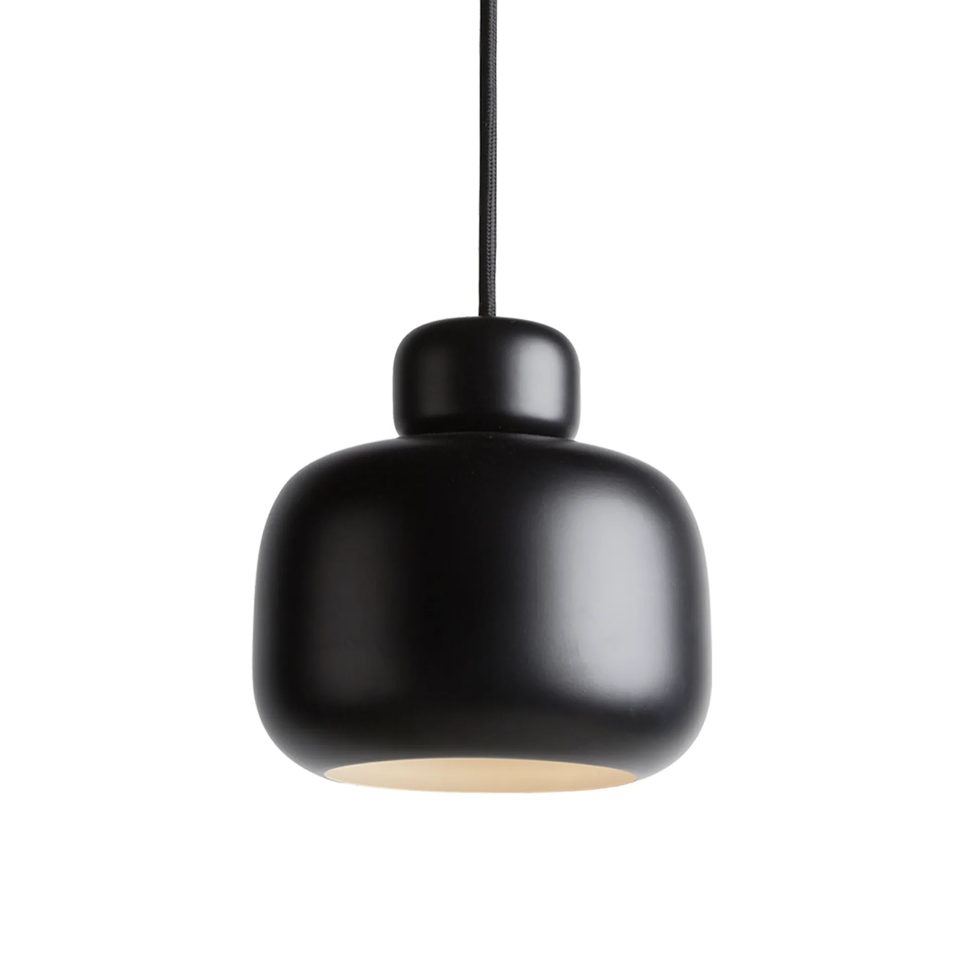 Stone taklampe large, Black Woud