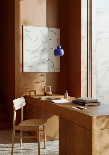 Stone taklampe small - Cobalt blue - Woud