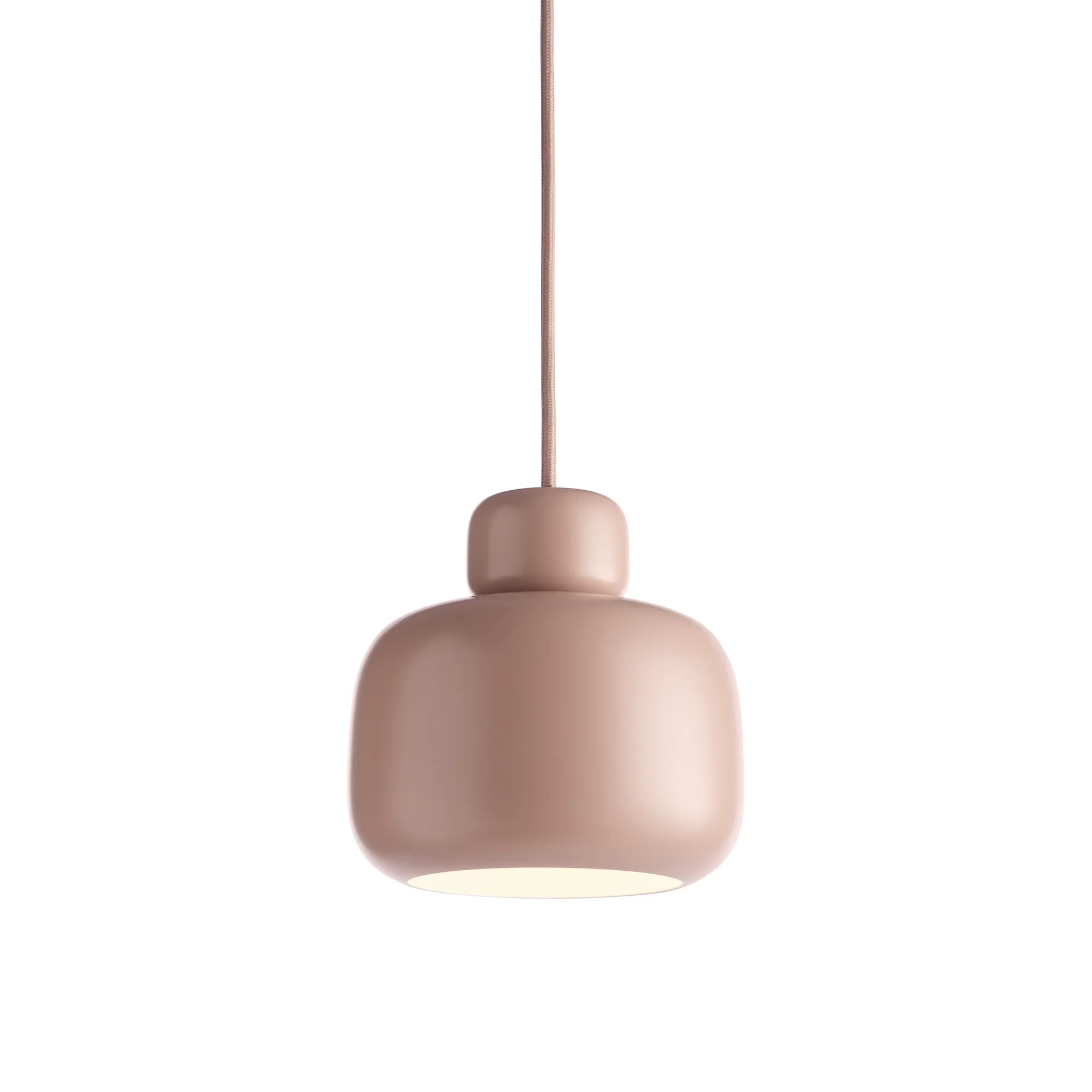 Stone taklampe small, Dusty rose Woud