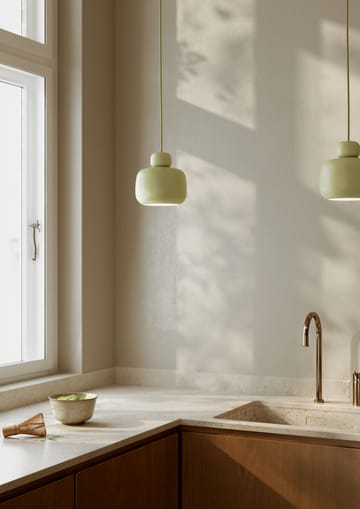 Stone taklampe small - Matcha green - Woud
