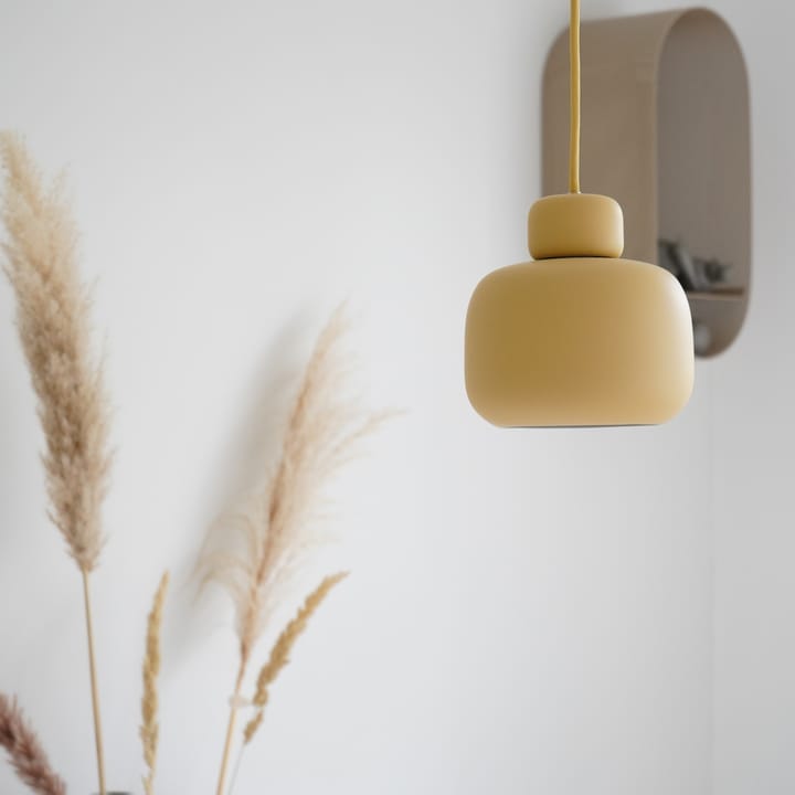 Stone taklampe small, Sennepsgul Woud
