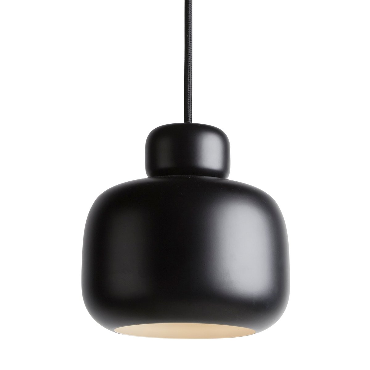 Woud Stone taklampe small sort | Skandinavisk Design | Taklamper & Pendler | Svart