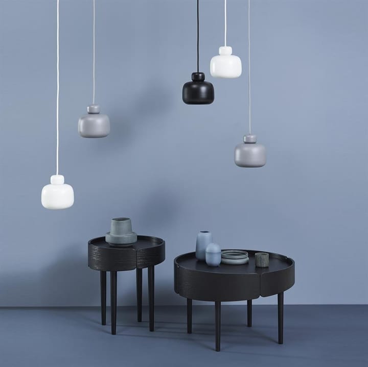 Stone taklampe small, sort Woud