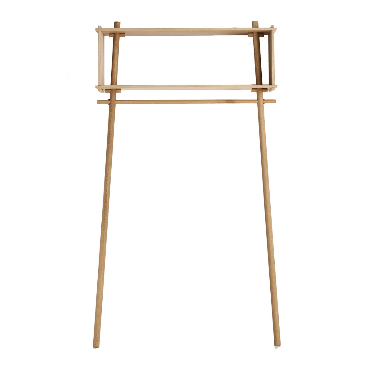 Woud Töjbox klesstativ, Large trebehandlet eik | Skandinavisk Design | Kleshengere & Klesstativ | Brun
