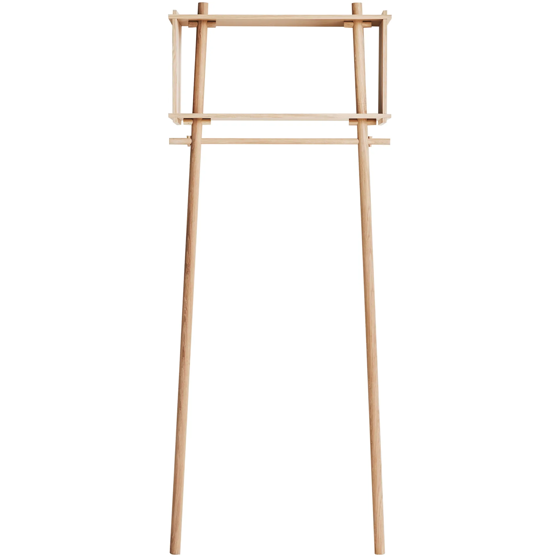 Töjbox klesstativ, trebehandlet eik Woud