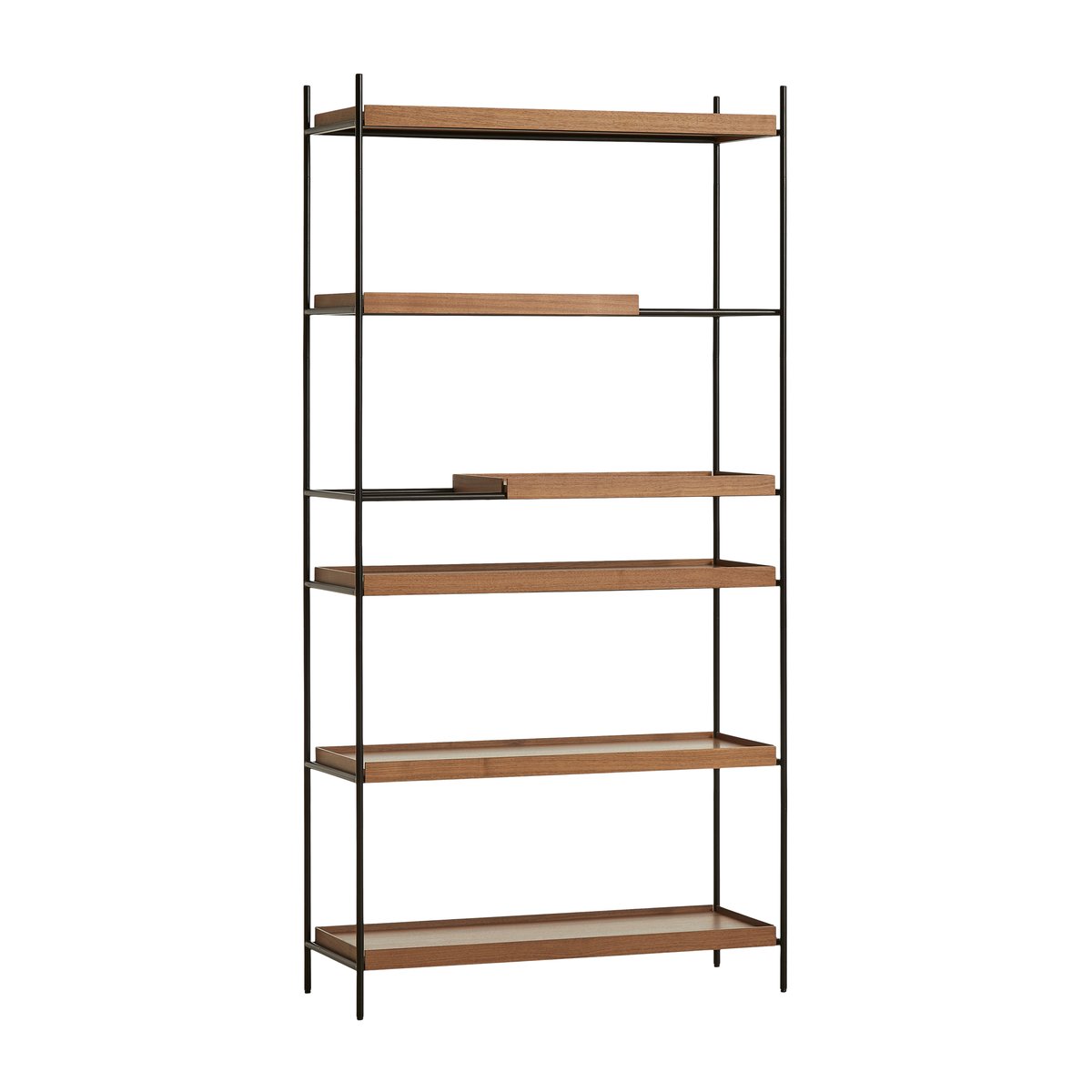 Woud Tray hylle høy valnøtt, 100 x 201 cm Style 1