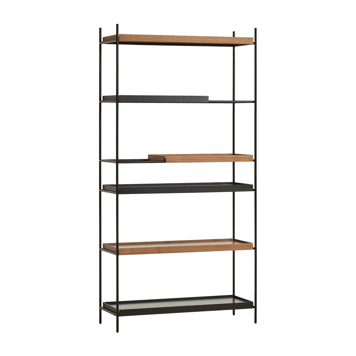 Woud Tray hylle høy valnøtt, 100 x 201 cm Style 2