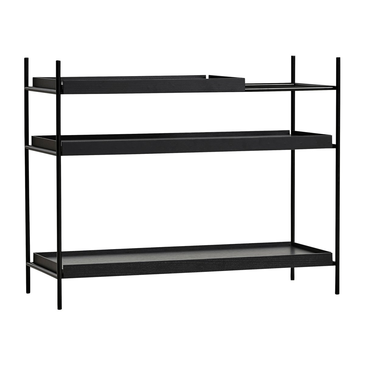 Woud Tray hylle lav eik, 80 x 100 cm Style 2