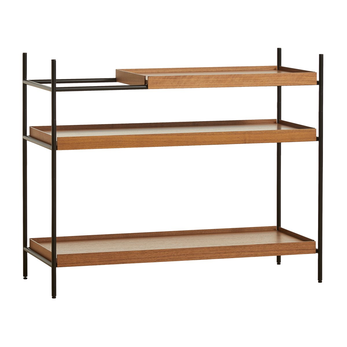 Woud Tray hylle lav valnøtt, 81 x 100 cm Style 1