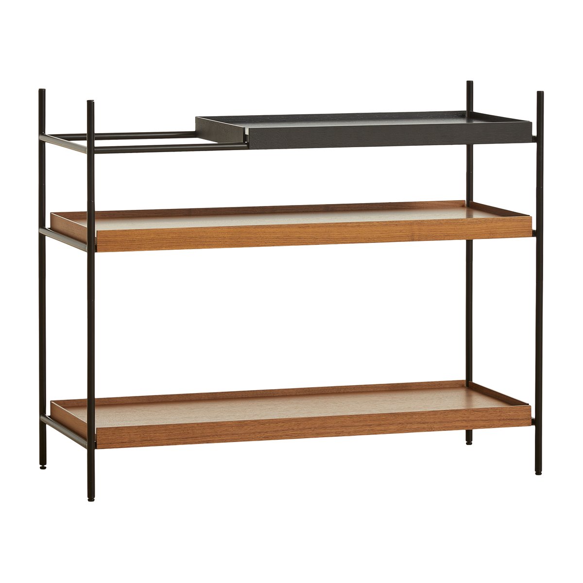 Woud Tray hylle lav valnøtt, 81 x 100 cm Style 2