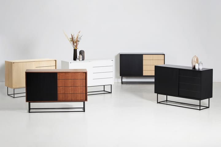 Virka sideboard, høy 120 cm, Eik Woud
