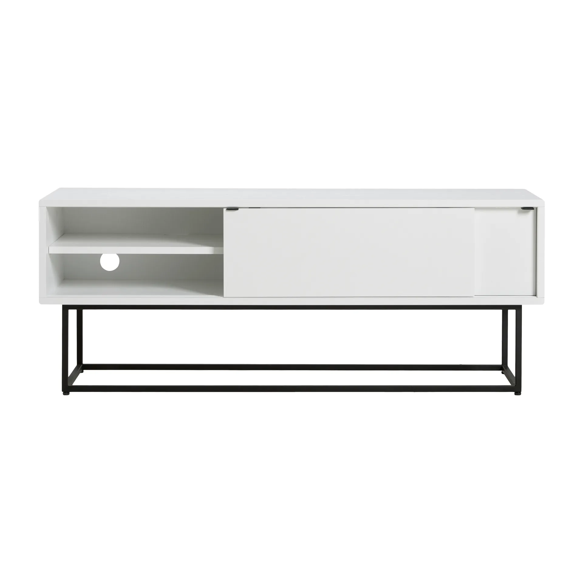 Virka sideboard low, Hvit Woud