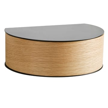 Wallie hylle - svart, eik - Woud