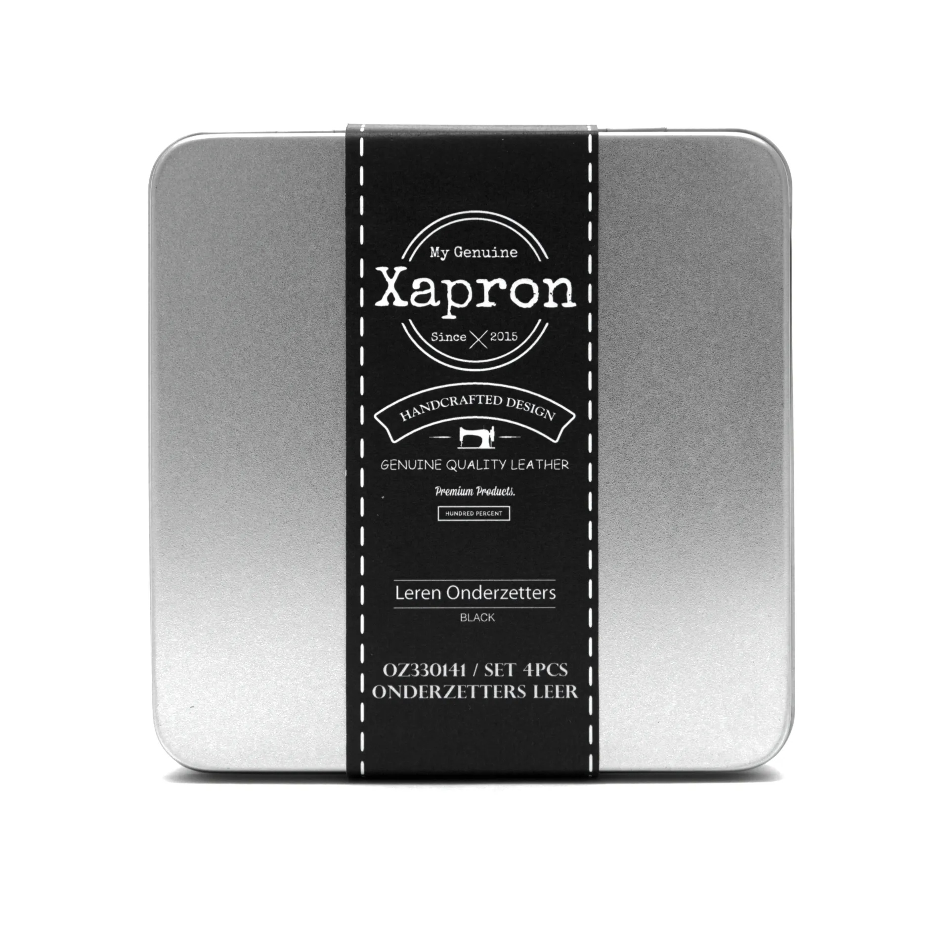 Cuba glassunderlag 4-pakning, Brown Xapron