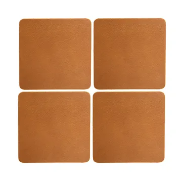 Cuba glassunderlag 4-pakning - Camel - Xapron