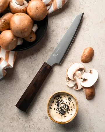 Hana kiritsukekniv - Rustfritt stål-pakkatre, 12 cm - Yaxell
