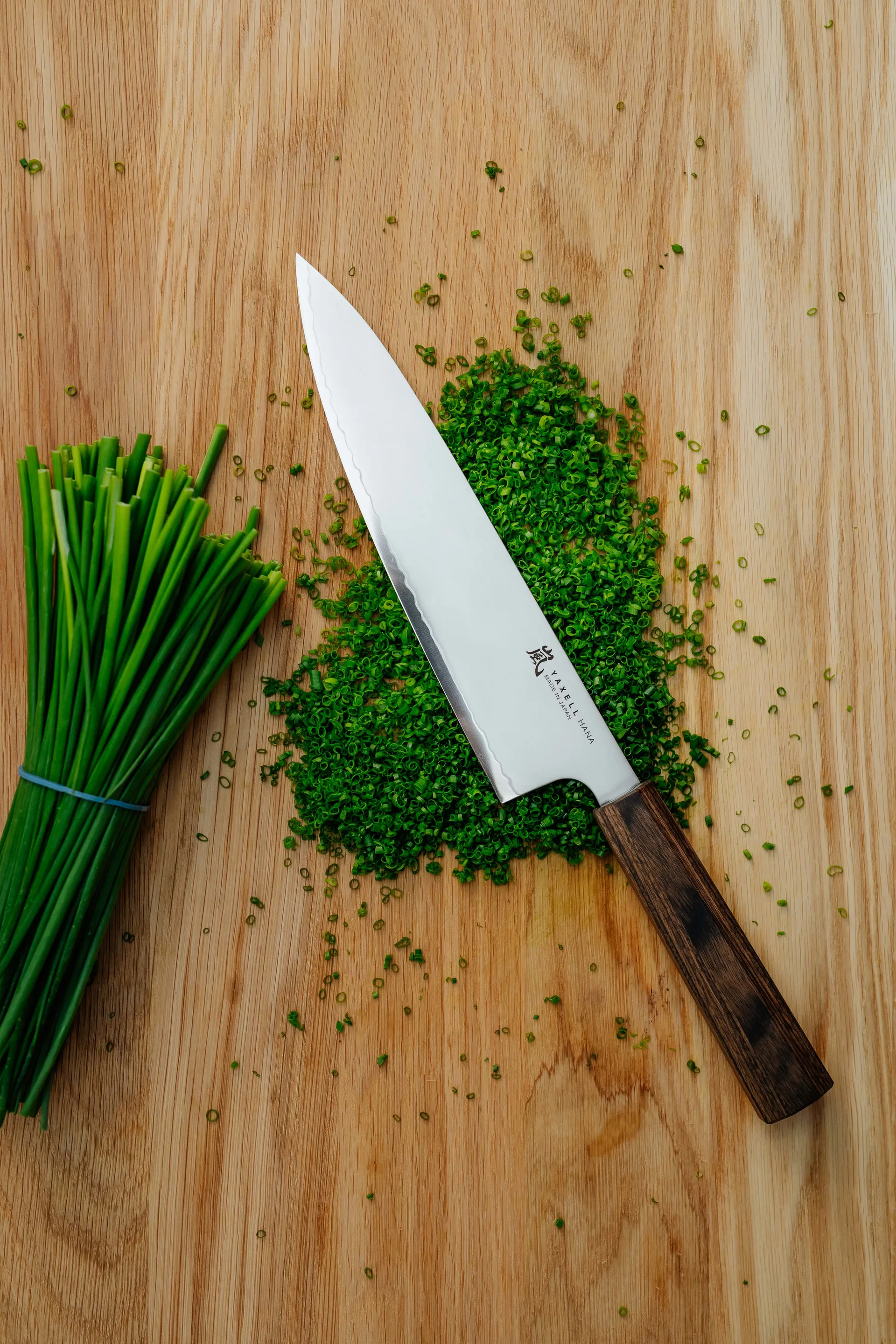 Hana kokkekniv 20 cm, Rustfritt stål-pakkawood Yaxell