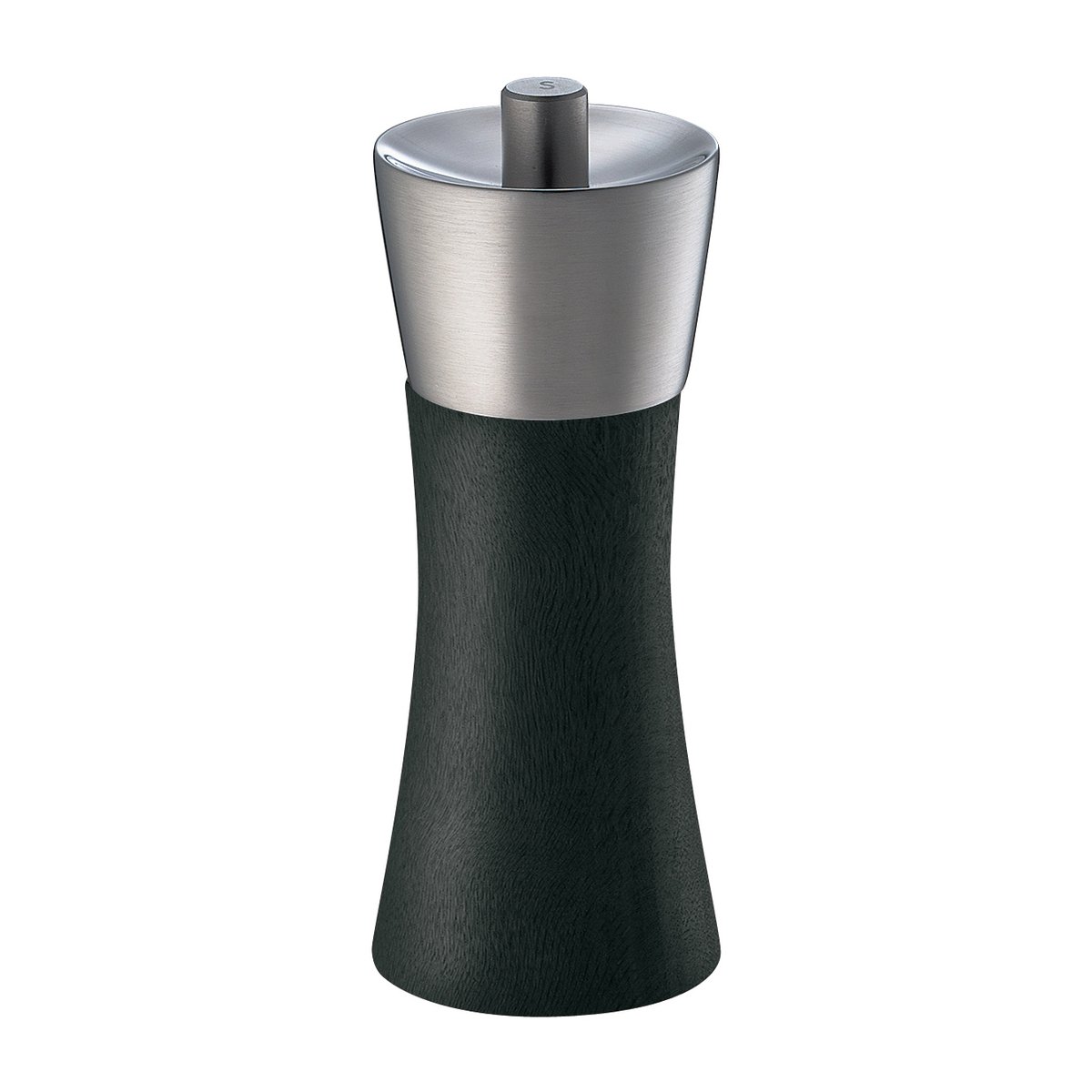 Zassenhaus Augsburg saltkvern sort 14 cm | Skandinavisk Design | Salt- & Pepperbøsser | Svart