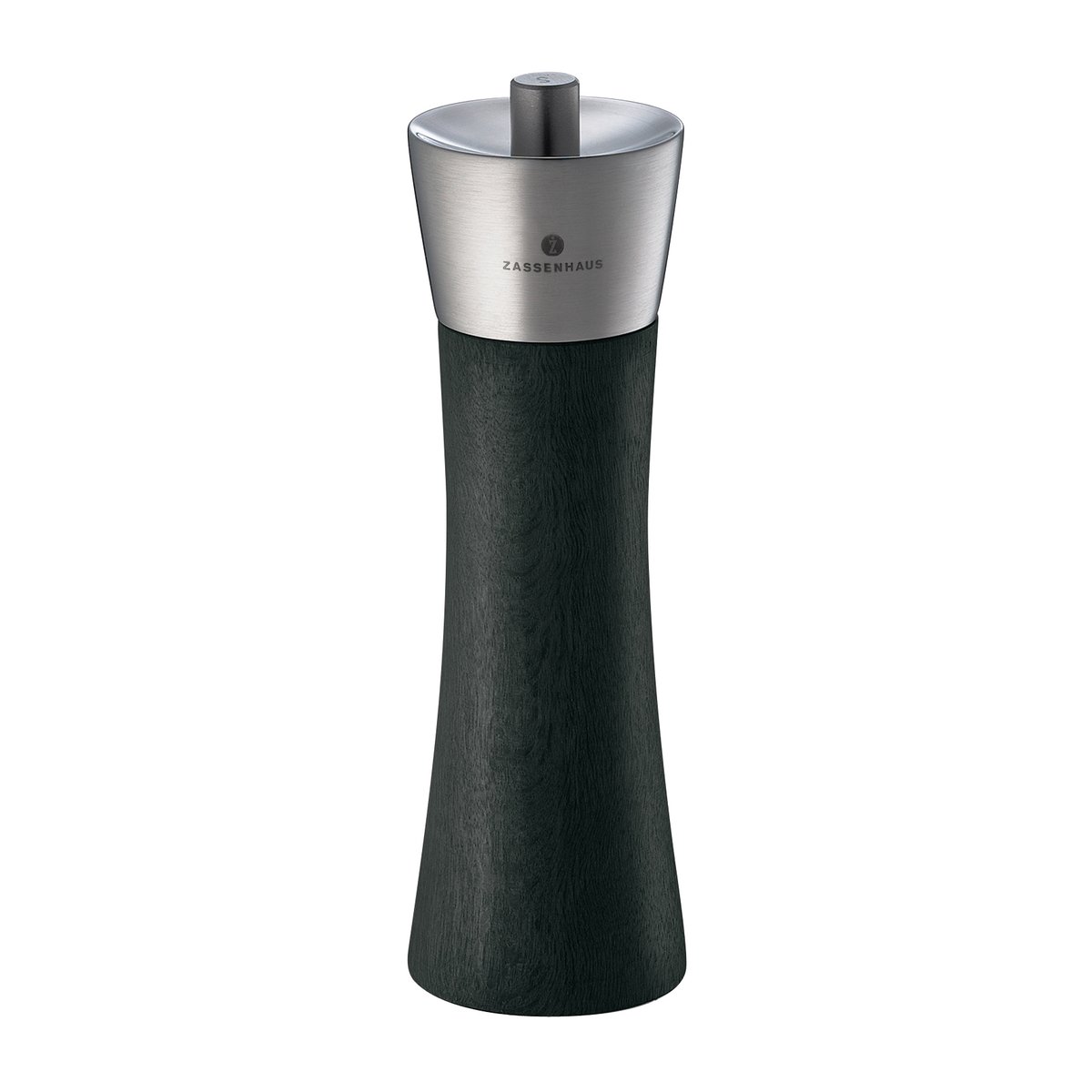 Zassenhaus Augsburg saltkvern sort 18 cm | Skandinavisk Design | Salt- & Pepperbøsser | Svart