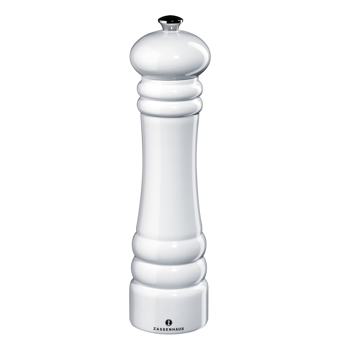 Zassenhaus Berlin pepperkvern blank hvit 24 cm | Skandinavisk Design | Salt- & Pepperkverner | Hvit