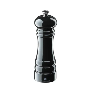 Berlin pepperkvern blank svart - 18 cm - Zassenhaus