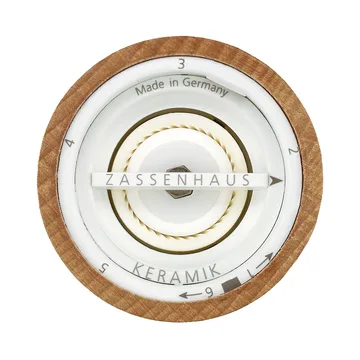 Berlin pepperkvern blank svart - 18 cm - Zassenhaus