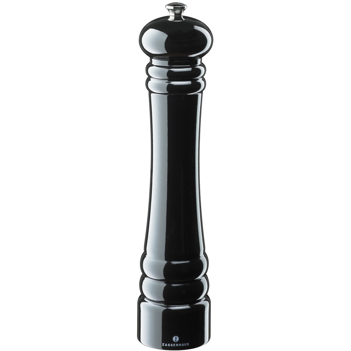 Zassenhaus Berlin pepperkvern blank svart 30 cm