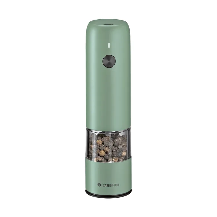 Köln elektrisk pepperkvern - Grønn, 14 cm - Zassenhaus