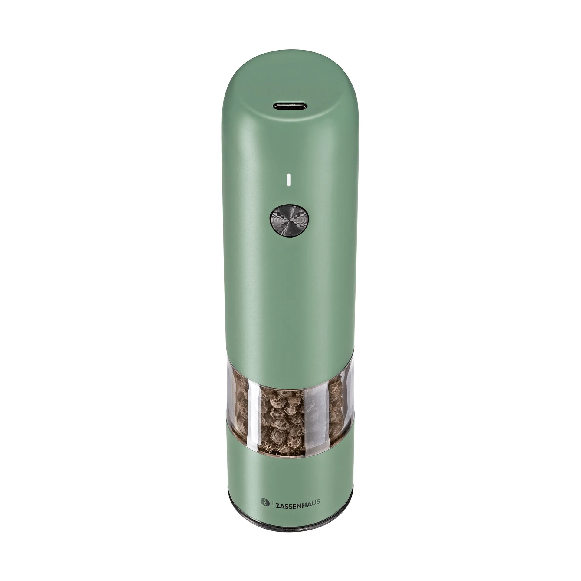 Köln elektrisk pepperkvern, Grønn, 14 cm Zassenhaus