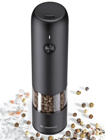 Köln elektrisk pepperkvern - Svart, 14 cm - Zassenhaus