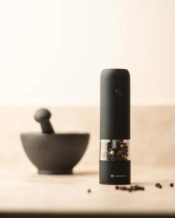 Köln elektrisk pepperkvern - Svart, 14 cm - Zassenhaus