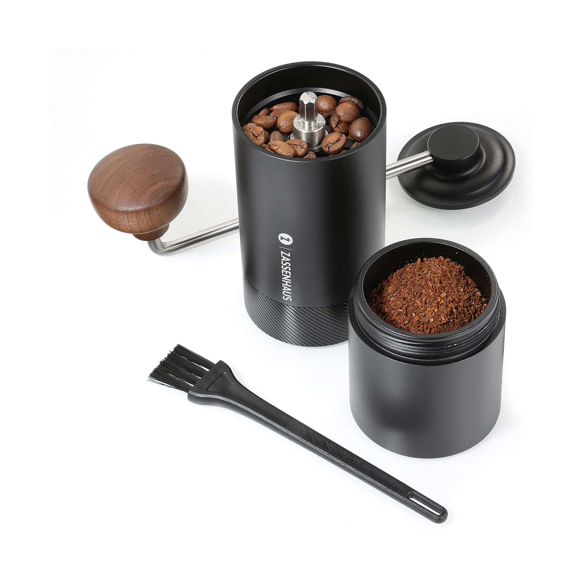 Zassenhaus Expert 48S kaffe-/espressokvern, Svart Zassenhaus