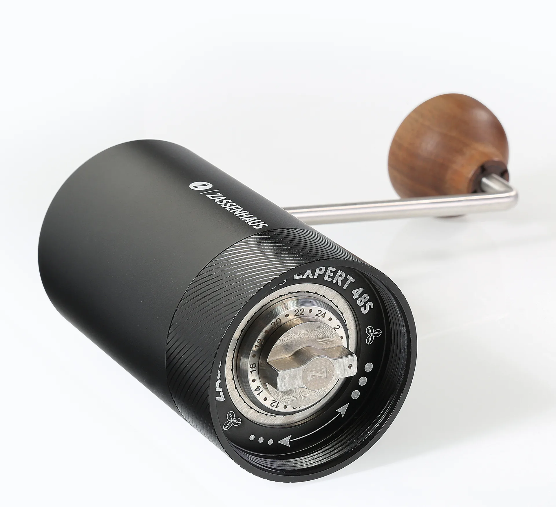 Zassenhaus Expert 48S kaffe-/espressokvern, Svart Zassenhaus