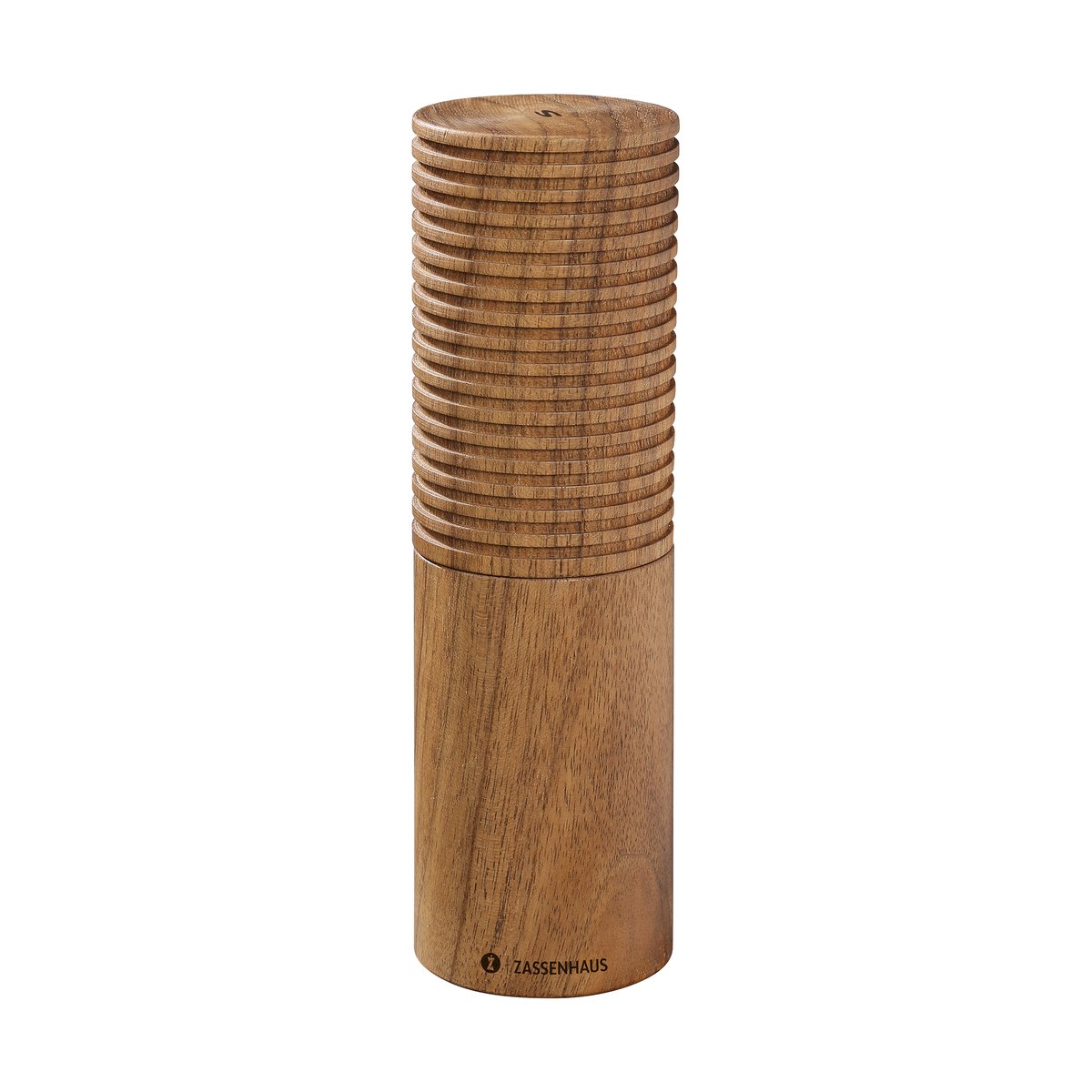 Zassenhaus Husum saltkvern 18 cm Valnøtt | Skandinavisk Design | Salt- & Pepperkverner | Brun