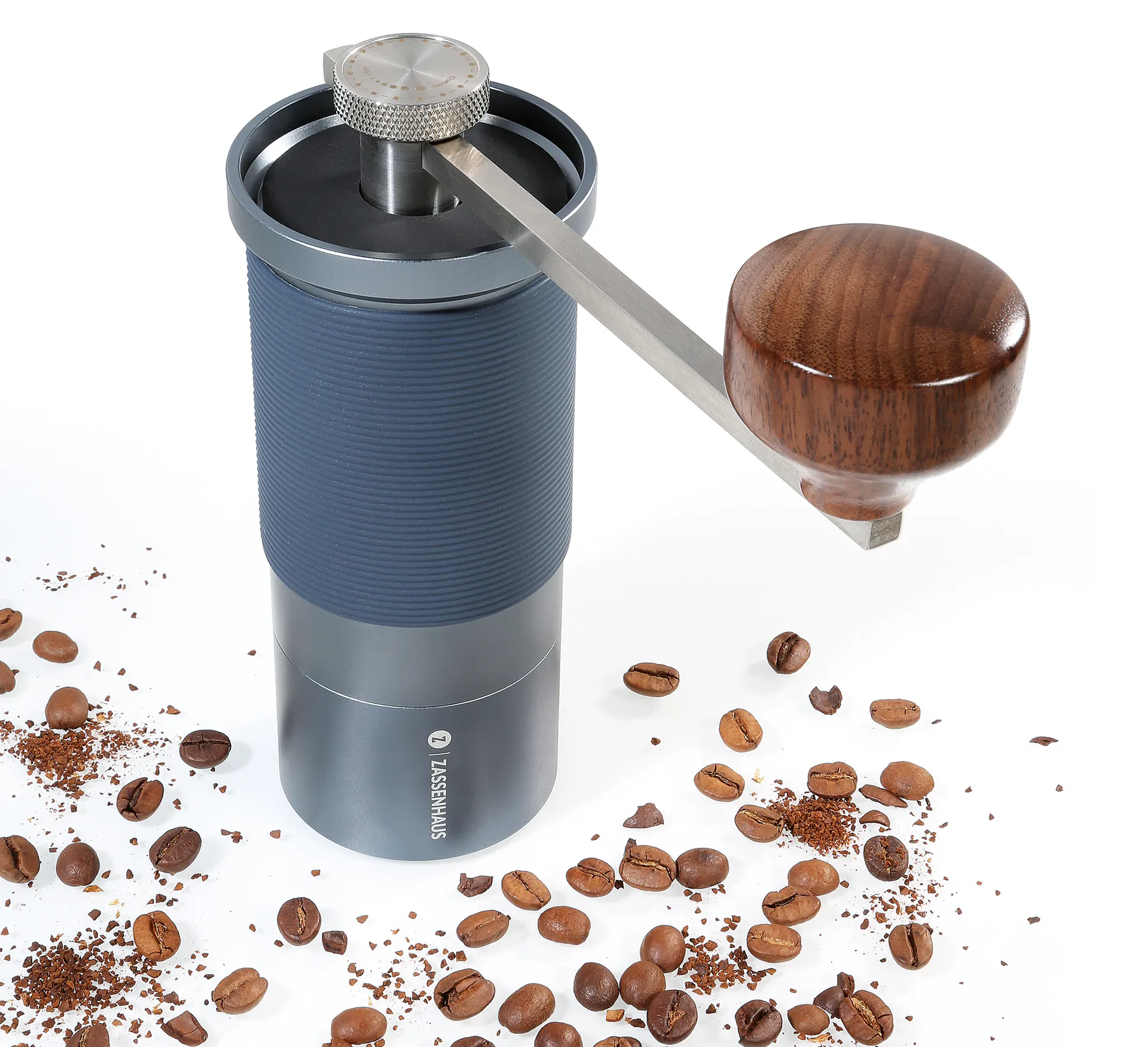 Zassenhaus Master kaffe-/espressokvern, Blå Zassenhaus