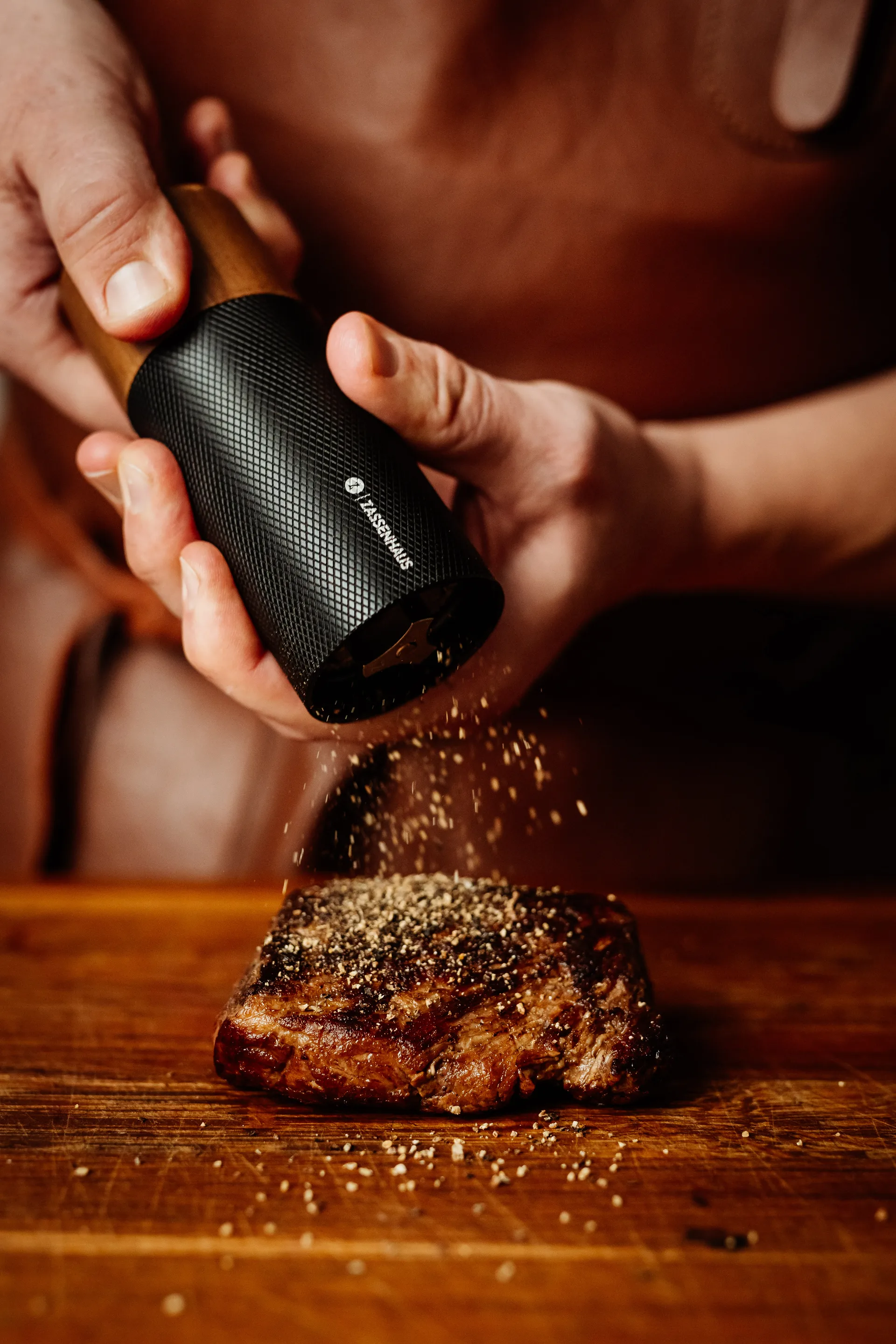 Zassenhaus Performer pepperkvern, Valnøtt-aluminium 13 cm Zassenhaus